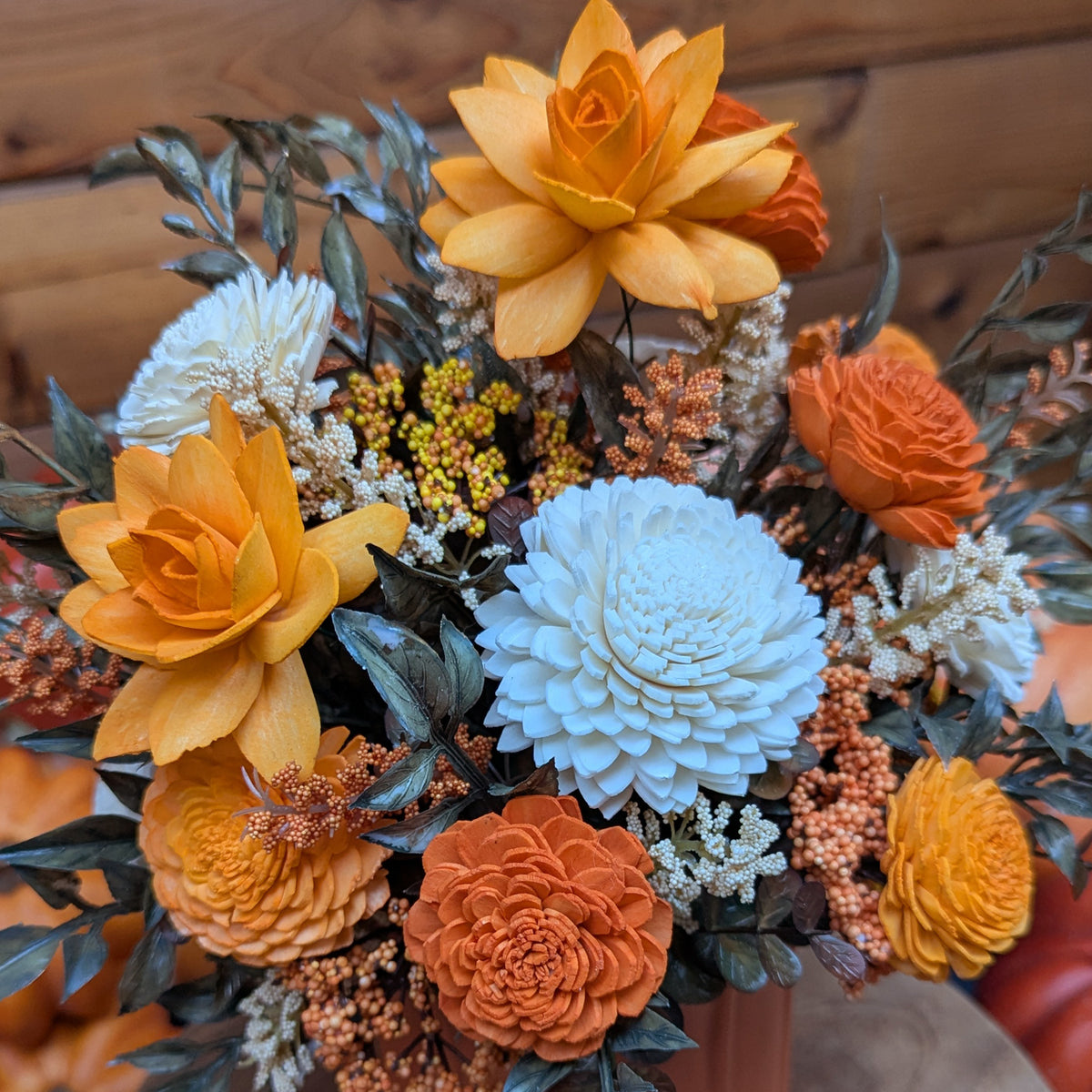 Rustic Radiance Arrangement
